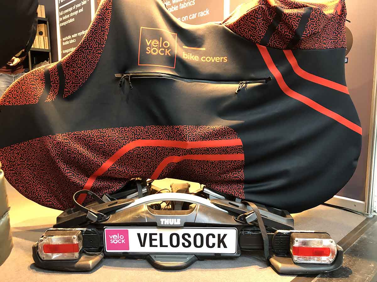 Top 3 der ISPO München 2019 3 Das Velosocks High End Produkt für den trockenen Radtransport