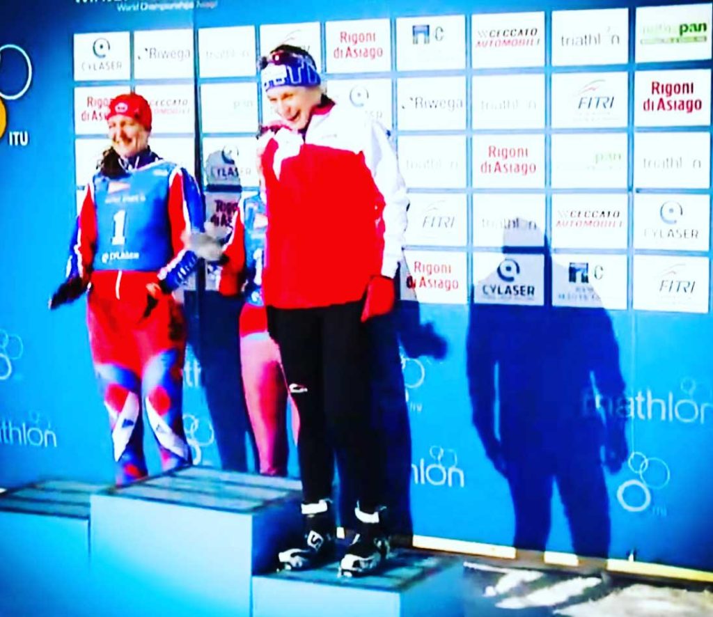 Slavinec holt Wintertriathlon-WM Bronze Romana Slavinec holt Rang 3 bei der Wintertriathlon Weltmeisterschaft 2019