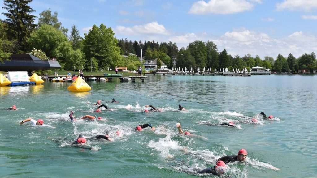 Der Klopeinersee wird zur Schwimmarena