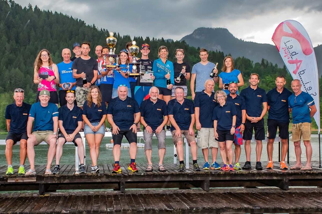 Eva Berger und Florian Kandutsch gewinnen Putterersee Triathlon Putterersee Triathlon 2019