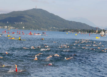 Rolling Start in Richtung Pyramidenkogel  | Foto: Getty Images for IRONMAN