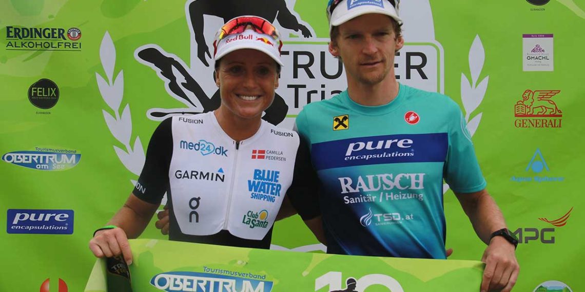Andreas Giglmayr gewinnt den Trumer Triathlon 2019