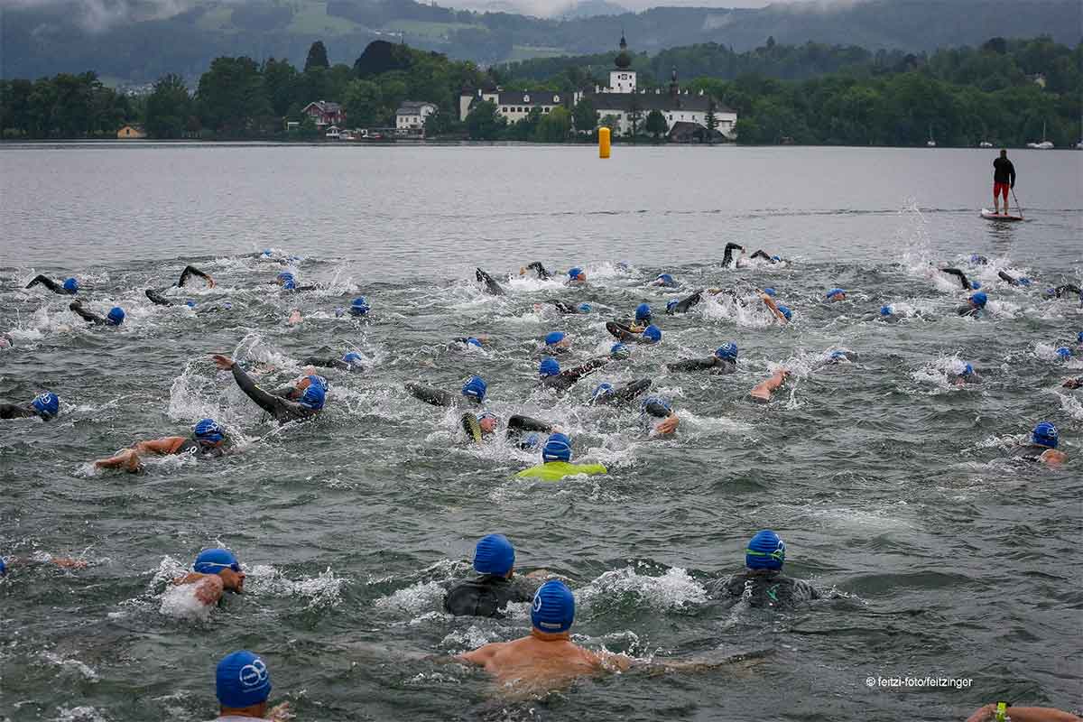 Start zum Gmunden Triathlon | Foto: Hans Feitzinger