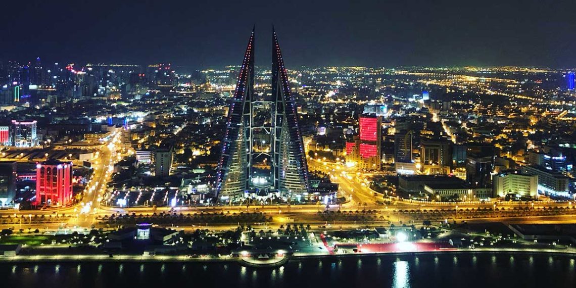 Bahrain bei Nacht