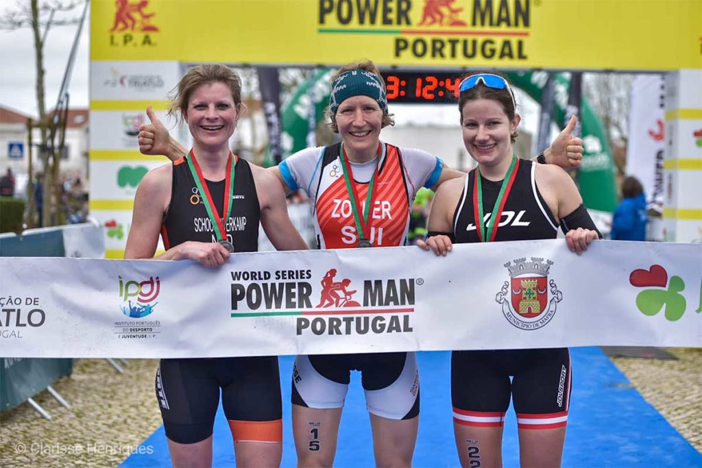 Sigrid Herndler beim Powerman Portugal 2020