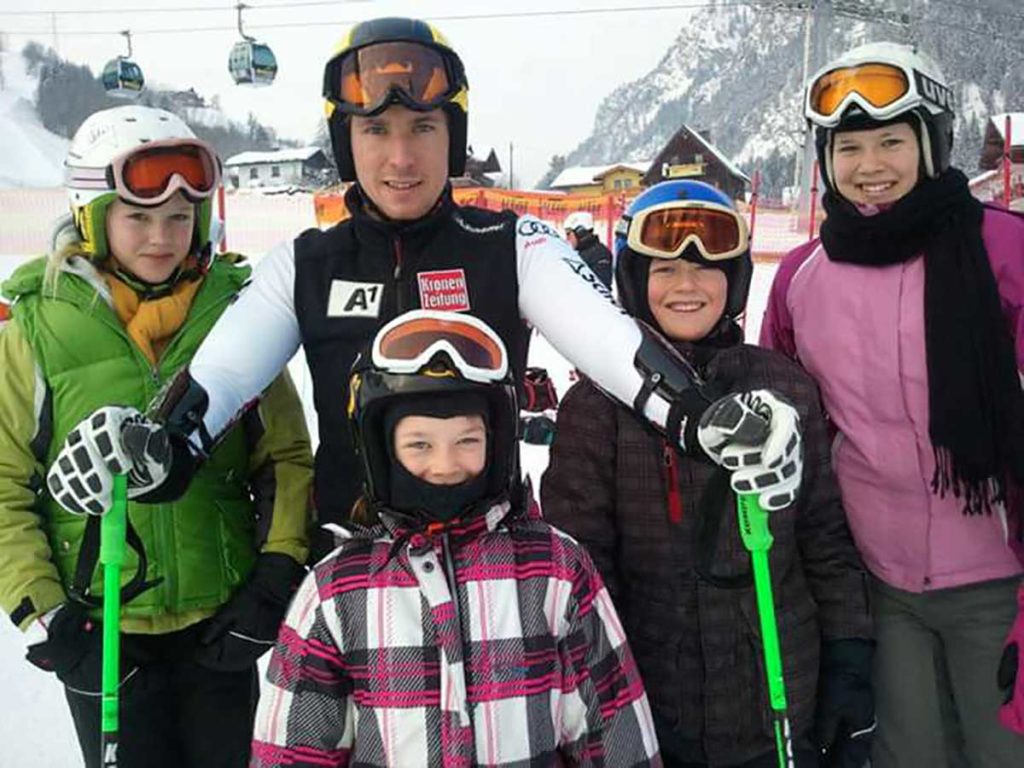 Fam Schiebl mit Marcel Hirscher