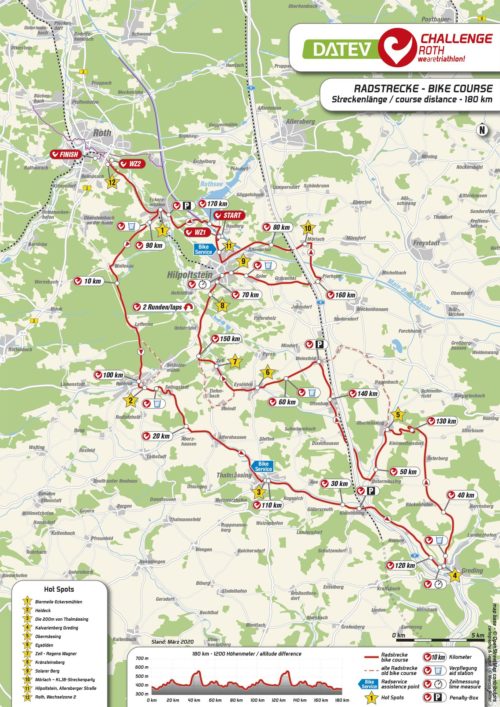 Neue Radstrecke bei Challenge Roth trinews.at