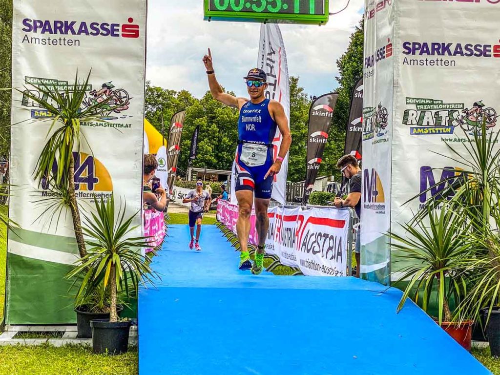 Kristian Blummenfelt beim Mostiman 2020