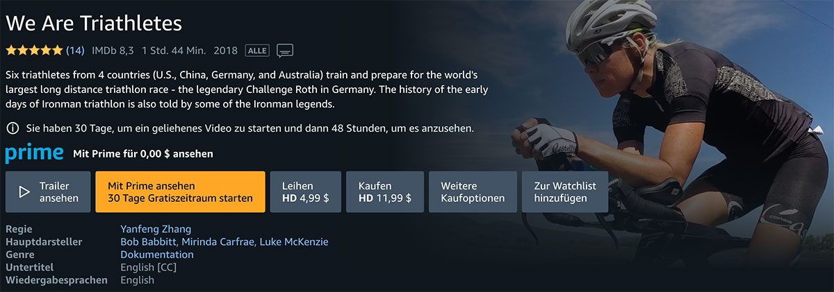 Die besten Triathlon Filme für das Rollentraining 2 We are Triathletes