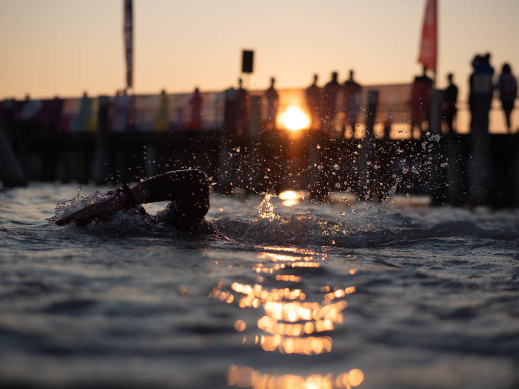 Austria Triathlon mit neuer Schwimmstrecke in St. Martins Therme Austria Triathlon Podersdorf 2020