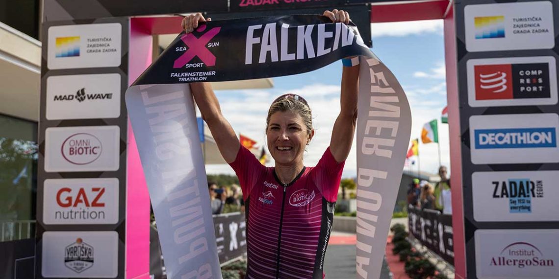 Simone Kumhofer gewinnt den Zadar Half Triathlon 2021