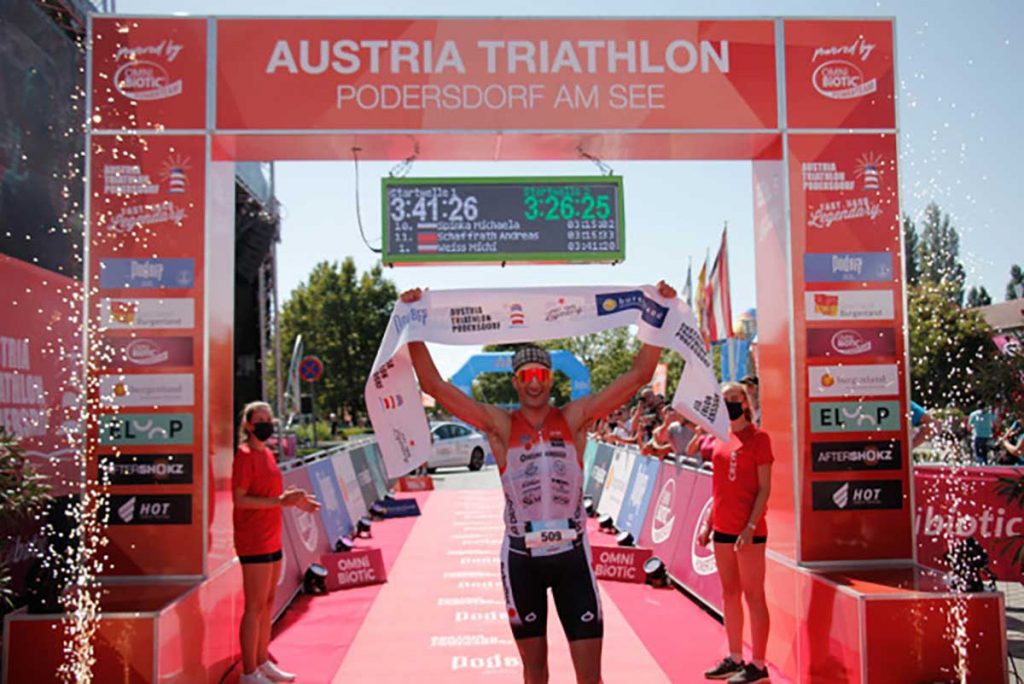 Michael Weiss beim Austria Triathlon Podersdorf