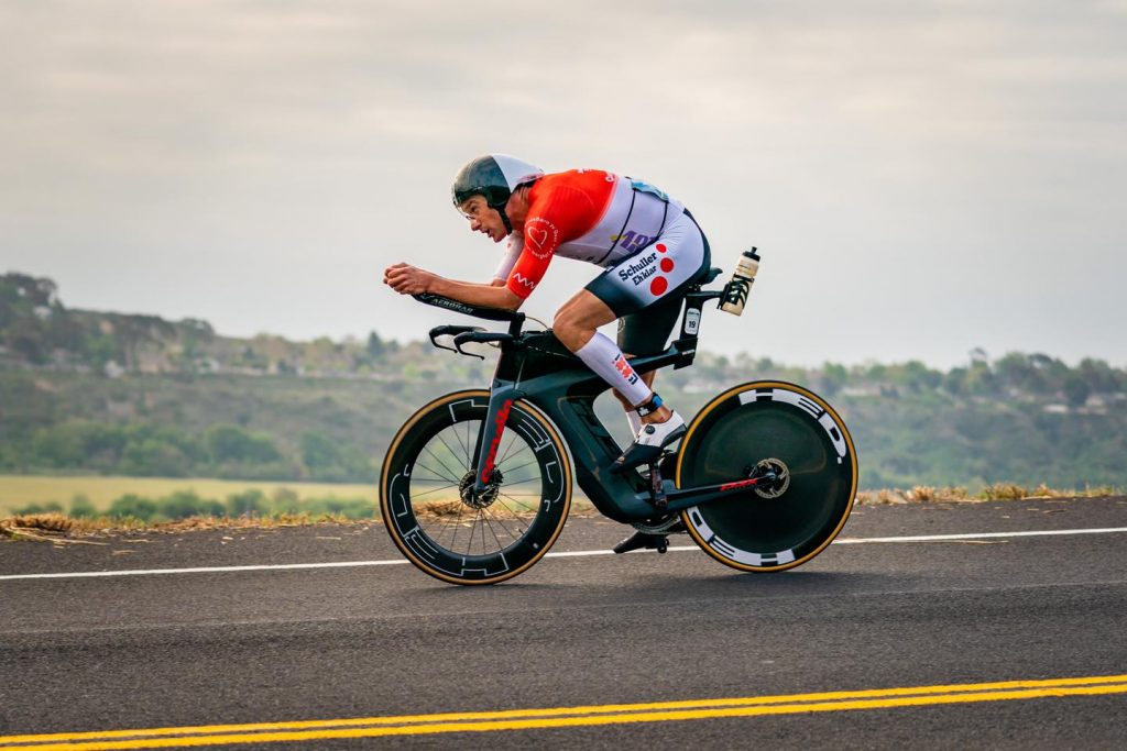 Obmann und Weiss neue Mitteldistanz-Staatsmeister 2023 Michael Weiss beim IRONMAN 70.3 Oceanside