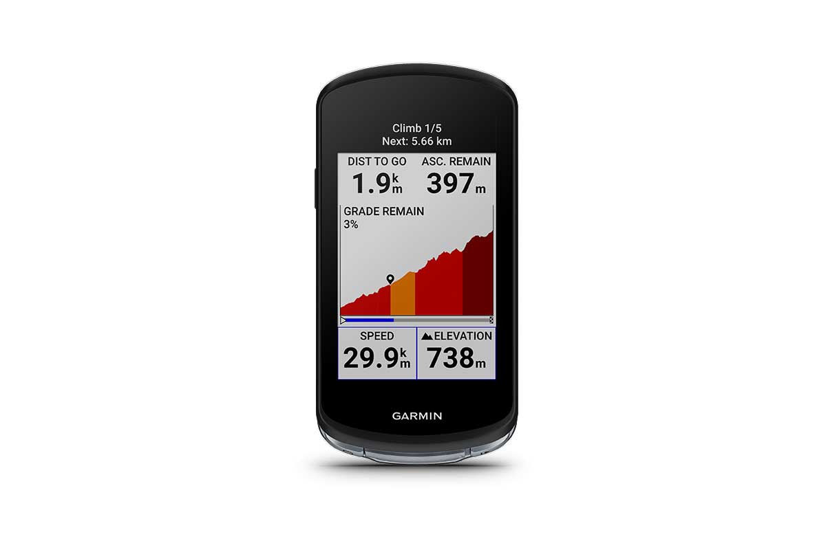 Garmin Edge 1040 Anstiegshilfe