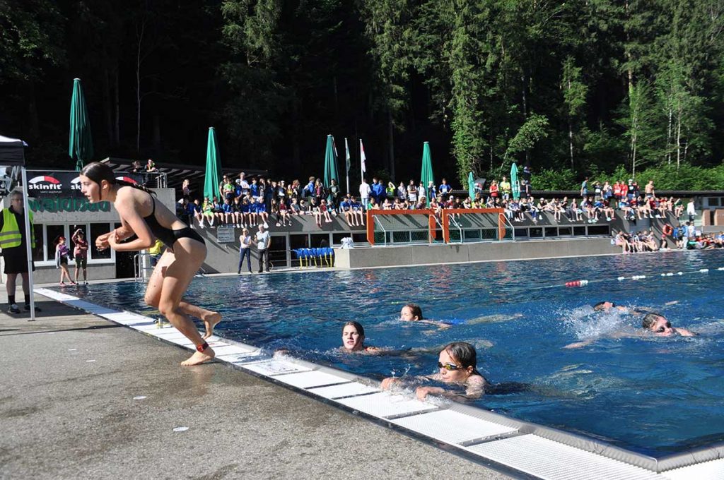 Über 400 Kids bei Schulaquathlon in Vorarlberg Schulaquathlon Vorarlberg