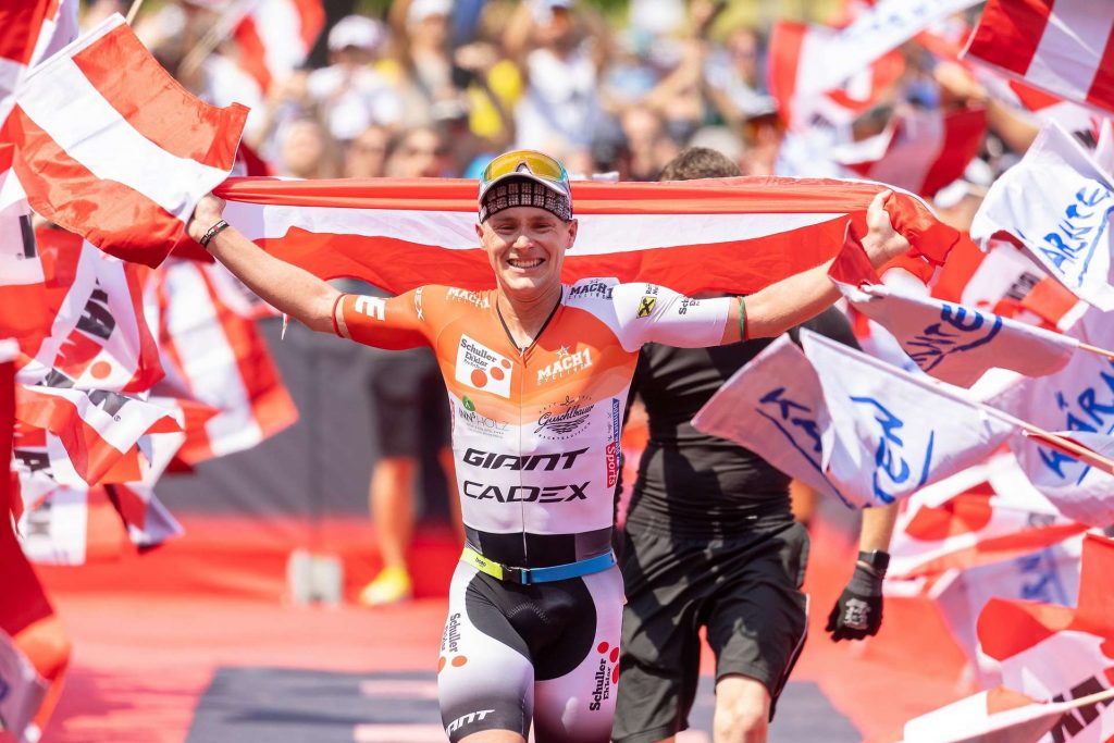 Georg Enzenberger beim IRONMAN Austria 2023 | Foto: APA/EXPA/JOHANN GRODER