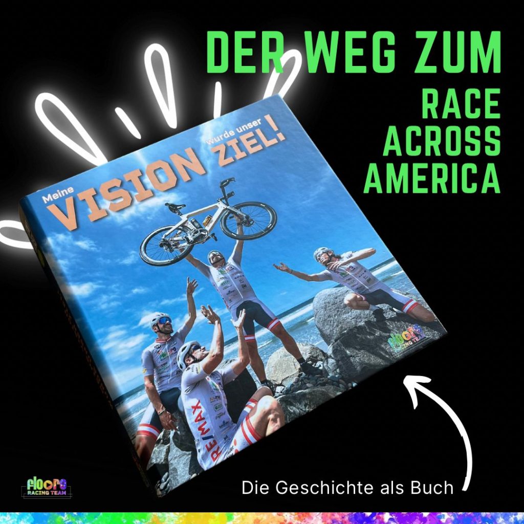 Wenn aus einer Mission ein Ziel wird: Vier Triathleten beim Race Across Amerika 2024 am Podest Floro
